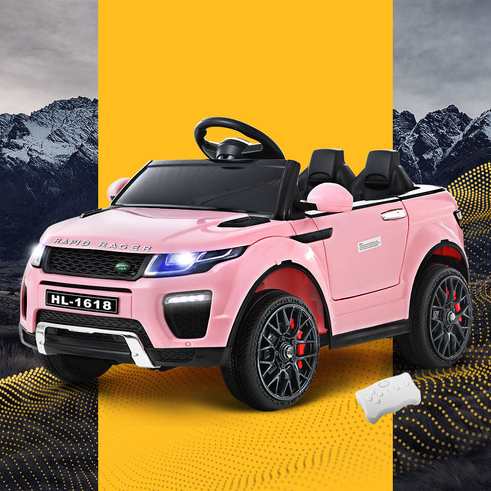 Marlook Kids Electric Ride On Car Range Rover-inspired Toy Cars Remote 12V Pink