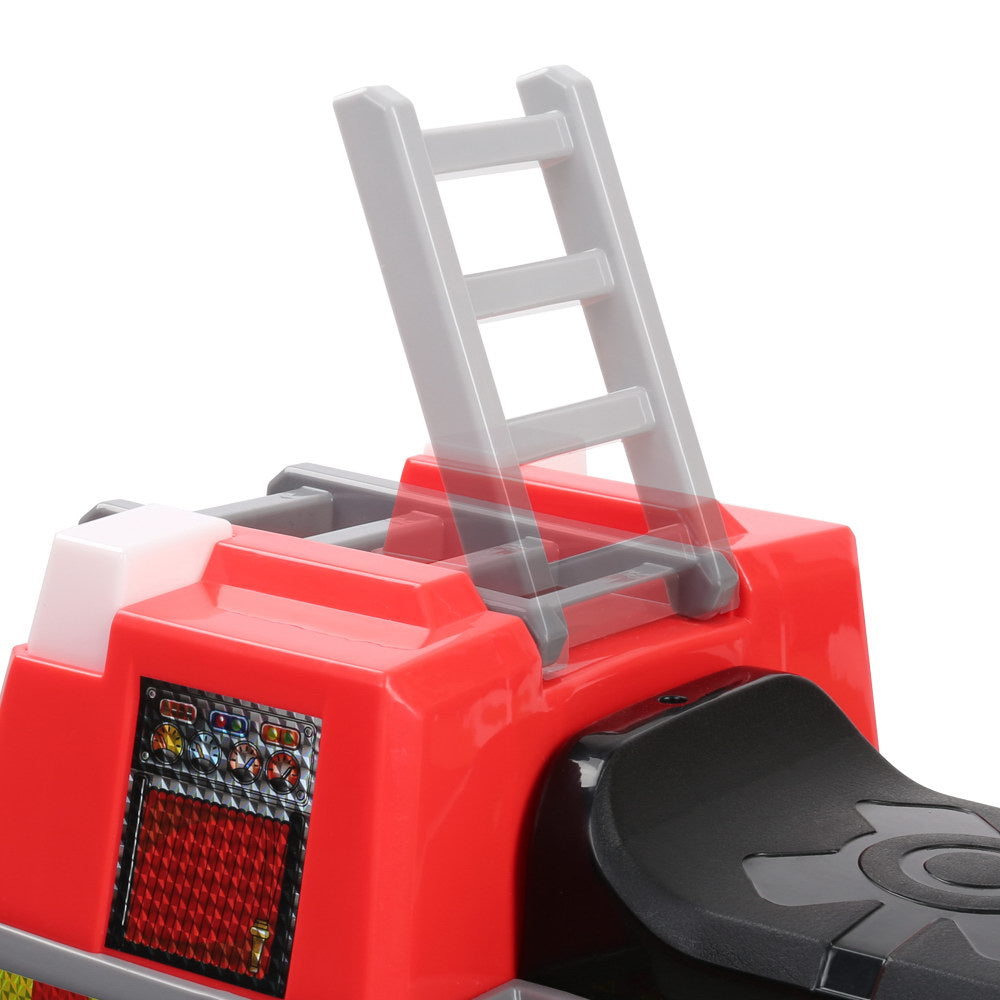 Marlook Kids Electric Ride On Car Fire Engine Fighting Truck Toy Cars 6V Red