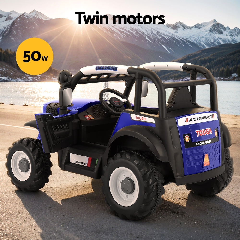 Marlook Kids Electric Ride On Car Off Road Jeep Remote 12V Blue