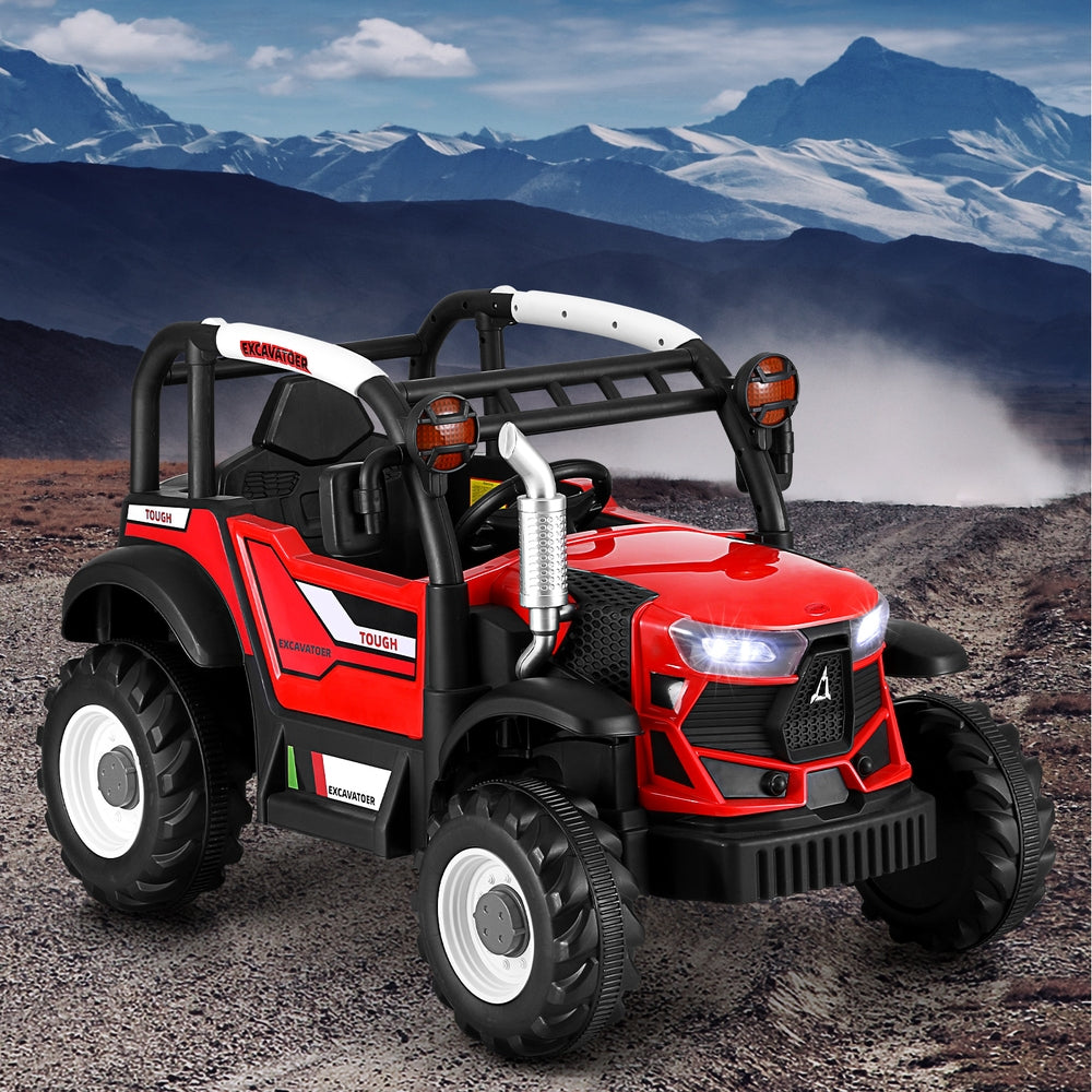 Marlook Kids Electric Ride On Car Off Road Jeep Remote 12V Red