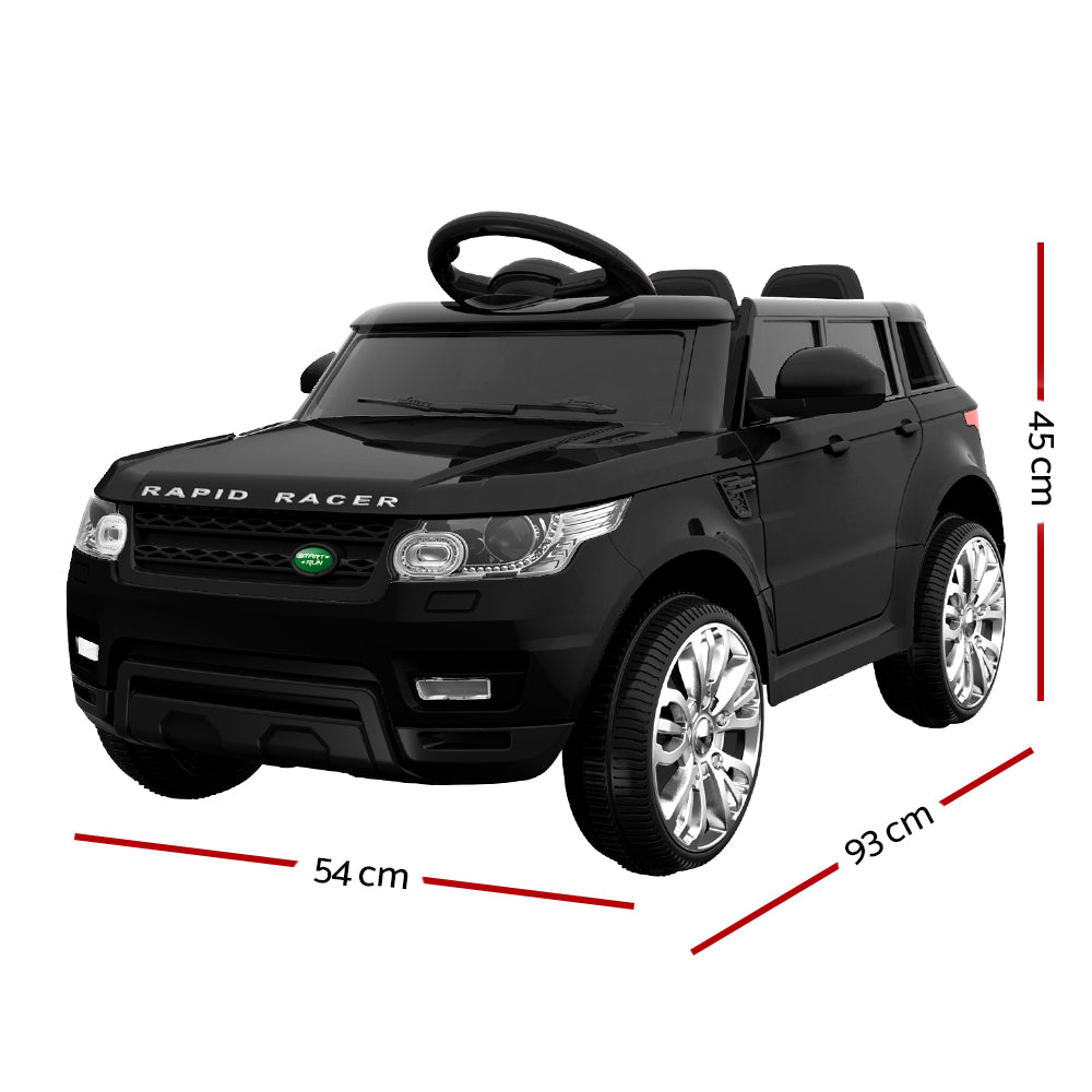 Marlook Kids Electric Ride On Car SUV Range Rover-inspired Cars Remote 12V Black