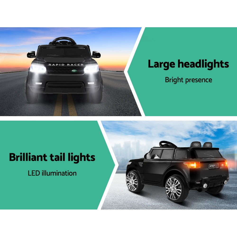 Marlook Kids Electric Ride On Car SUV Range Rover-inspired Cars Remote 12V Black