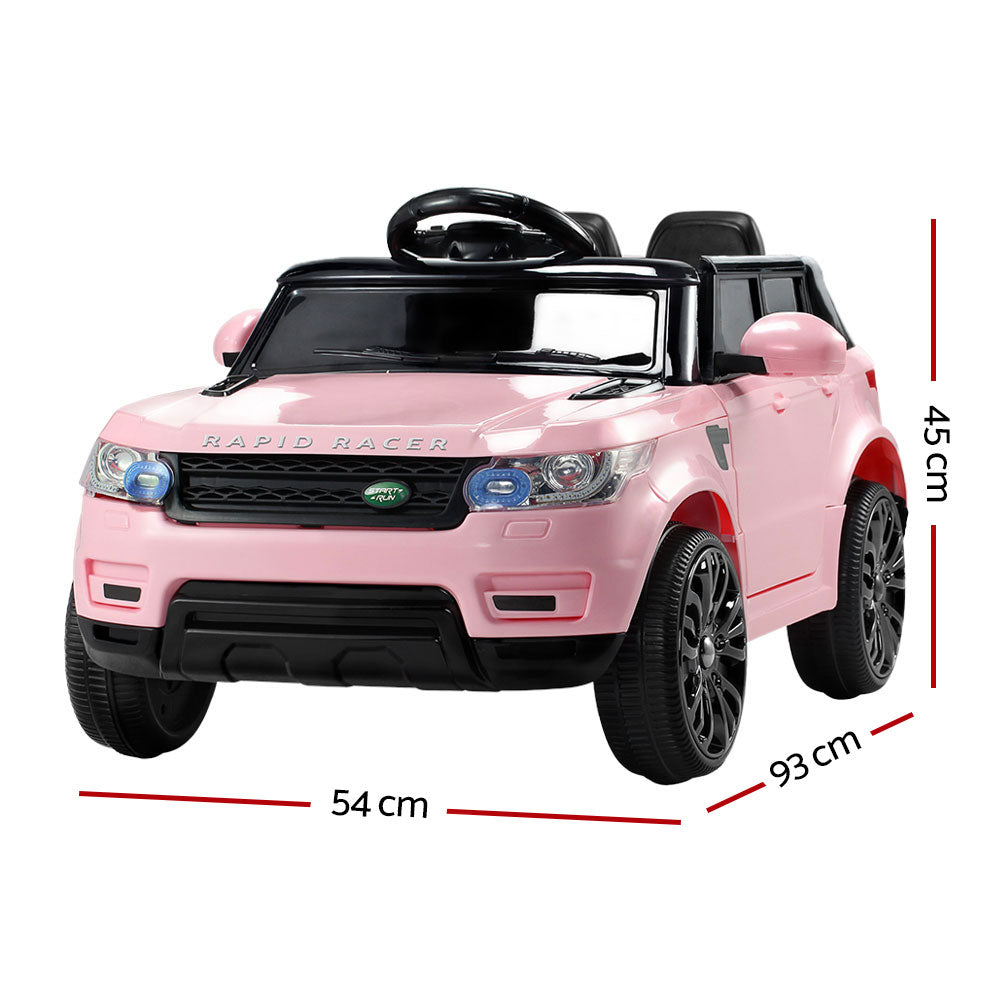 Marlook Kids Electric Ride On Car SUV Range Rover-inspired Cars Remote 12V Pink