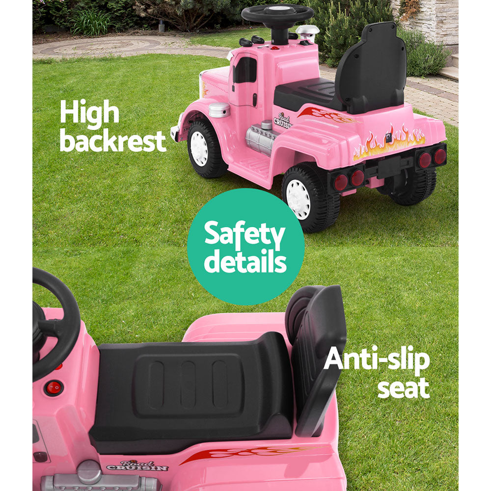 Marlook Kids Electric Ride On Car Truck Motorcycle Motorbike Toy Cars 6V Pink