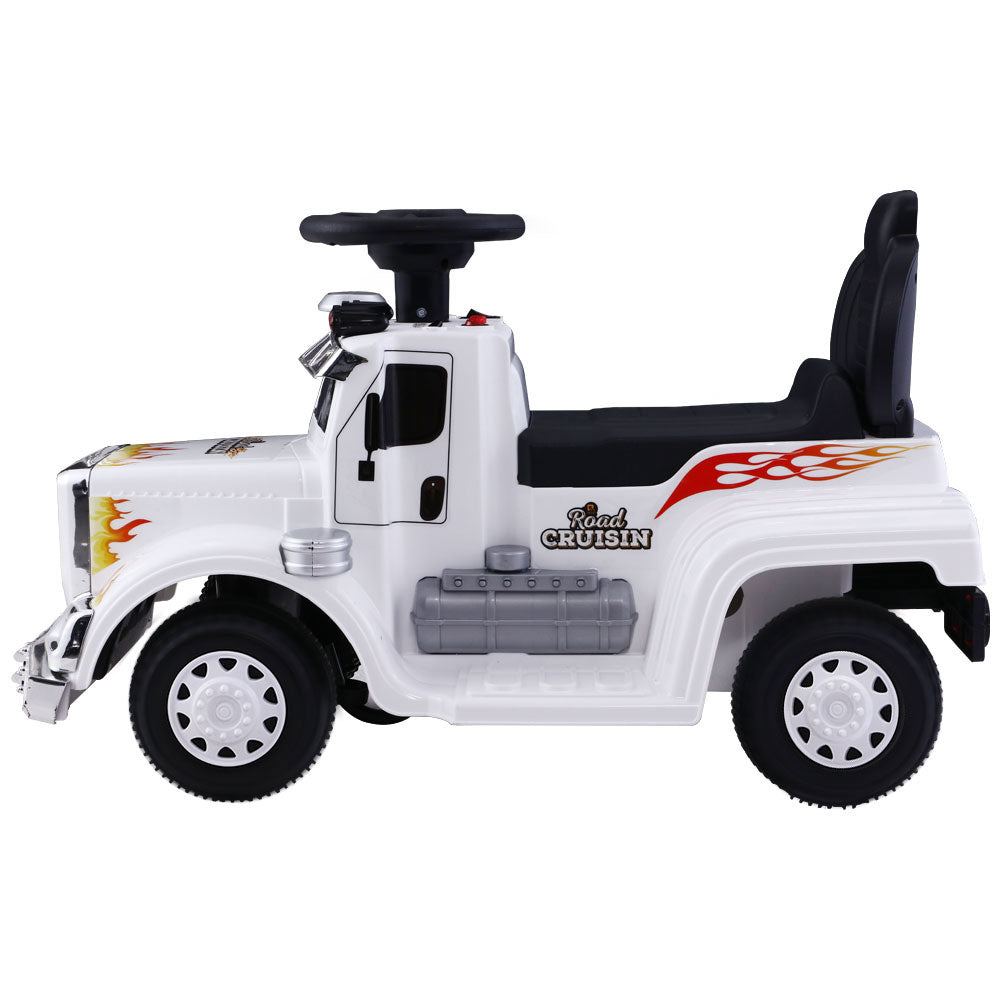 Marlook Kids Electric Ride On Car Truck Motorcycle Motorbike Toy Cars 6V White