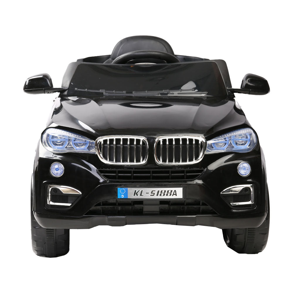 Marlook Kids Electric Ride On Car SUV BMW-Inspired X5 Toy Cars Remote 6V Black