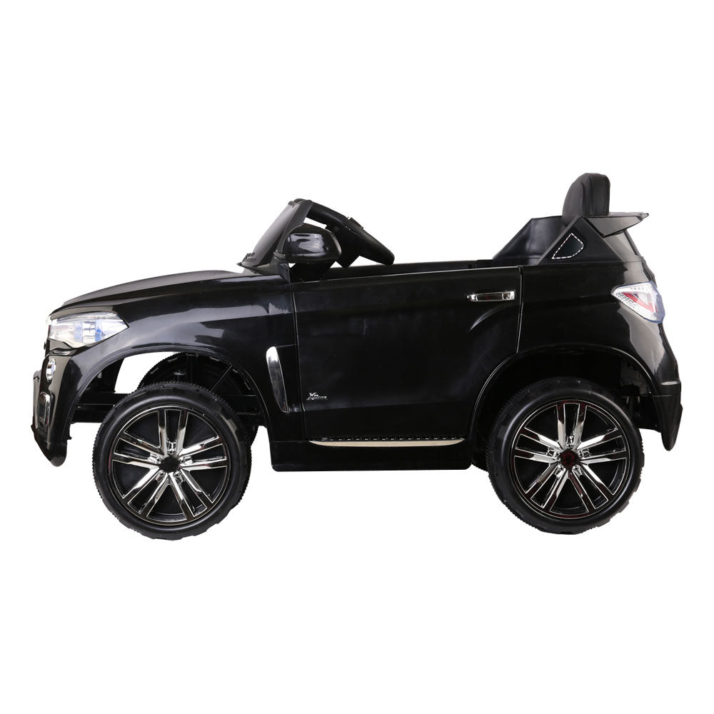 Marlook Kids Electric Ride On Car SUV BMW-Inspired X5 Toy Cars Remote 6V Black