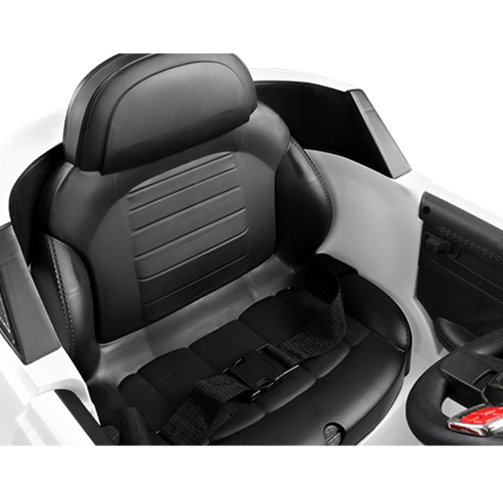 Marlook Kids Electric Ride On Car SUV BMW-Inspired X5 Toy Cars Remote 6V White