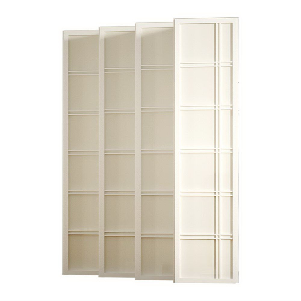 Marlook 8 Panel Room Divider Screen 353x179cm Nova White
