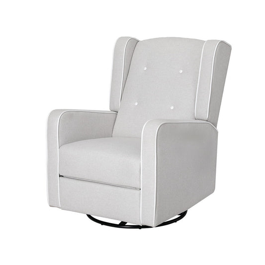 Marlook Recliner Armchair 360� Swivel Grey Fabric