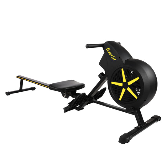 Marlook Rowing Machine Air Rower Exercise Fitness Gym Home Cardio