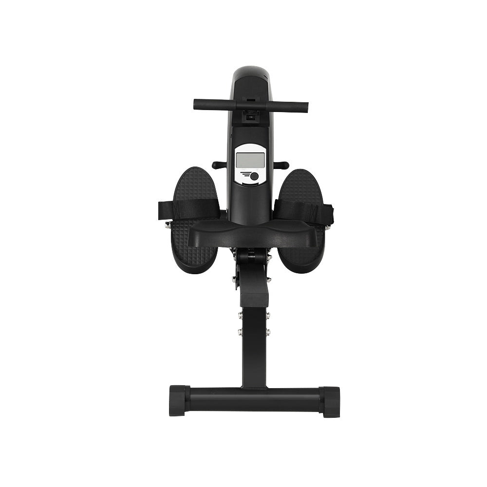 Marlook Rowing Machine Rower Elastic Rope Resistance Fitness Home Cardio Black