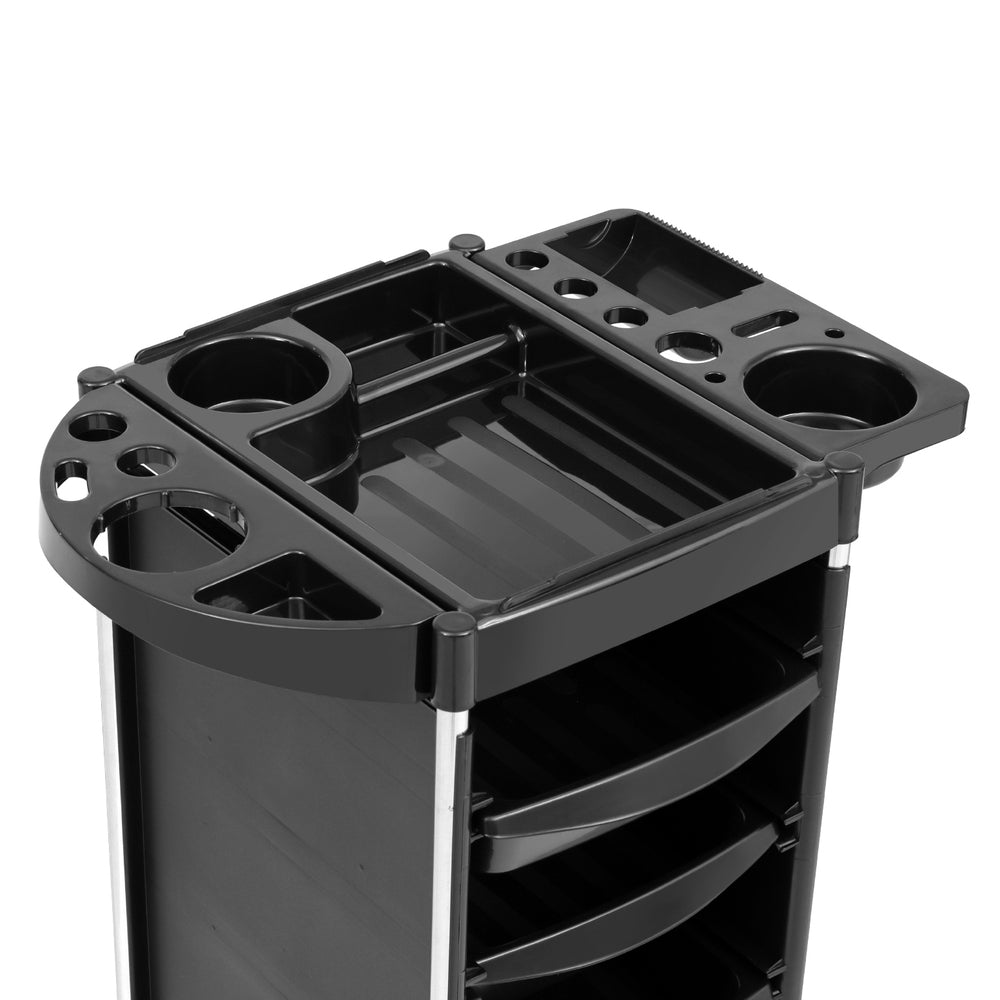 Marlook Salon Trolley Cart Spa Beauty Rolling Tray Hairdressing Storage 6 Tiers
