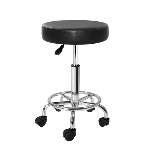 Marlook Salon Stool Round Swivel Chair Black