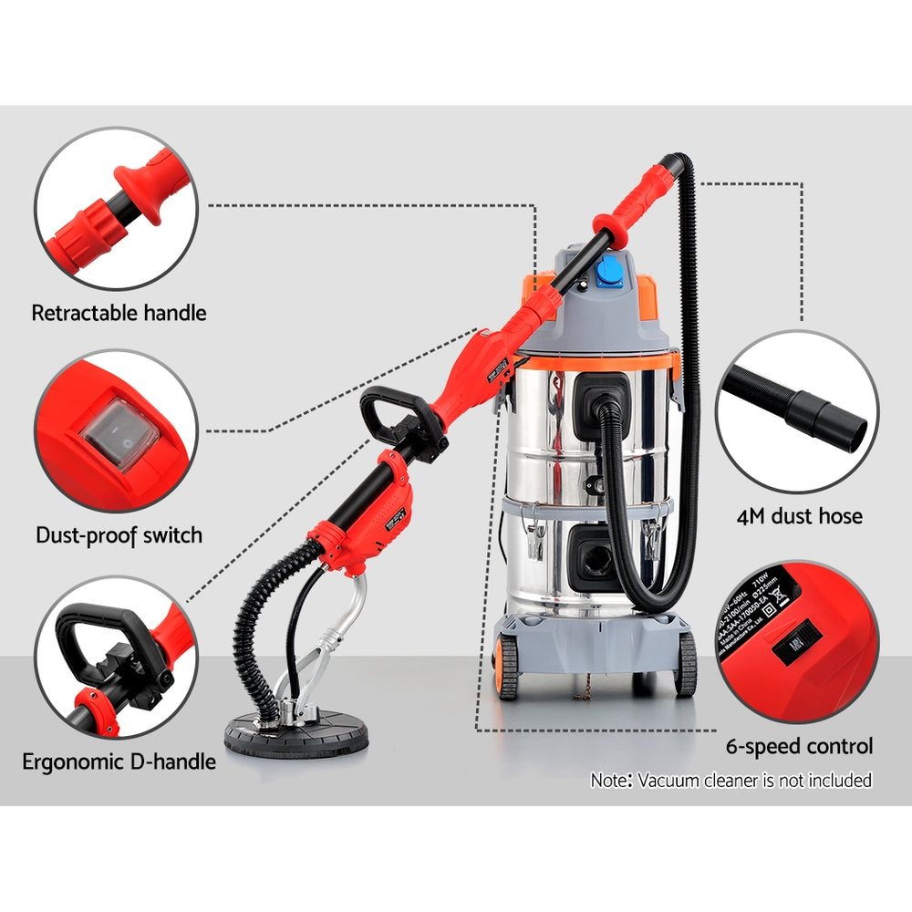 Marlook 800W Drywall Sander Plaster Wall Board Dust