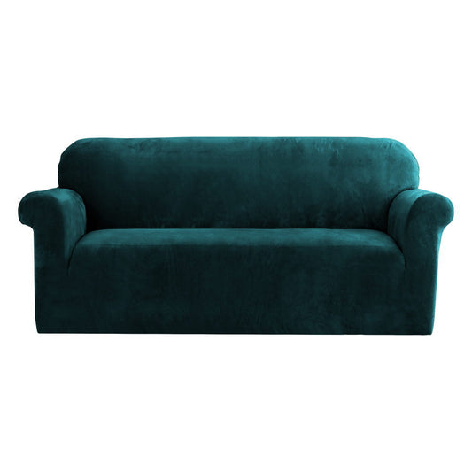 Marlook Sofa Cover Couch Covers 3 Seater Velvet Agate Green