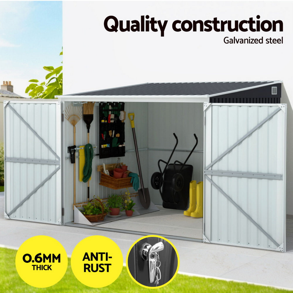 Marlook Garden Shed Sheds Outdoor Storage 2.38x1.99M Tool Workshop House Shelter