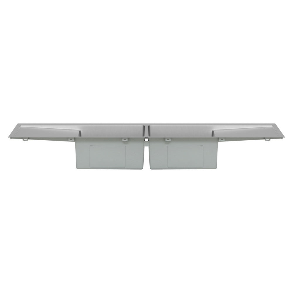 Marlook Kitchen Sink Basin Stainless Steel Under/Top/Flush Mount Bowl 155X50CM