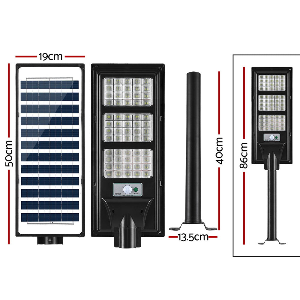 Marlook 240 LED Solar Street Light Flood Motion Sensor Remote
