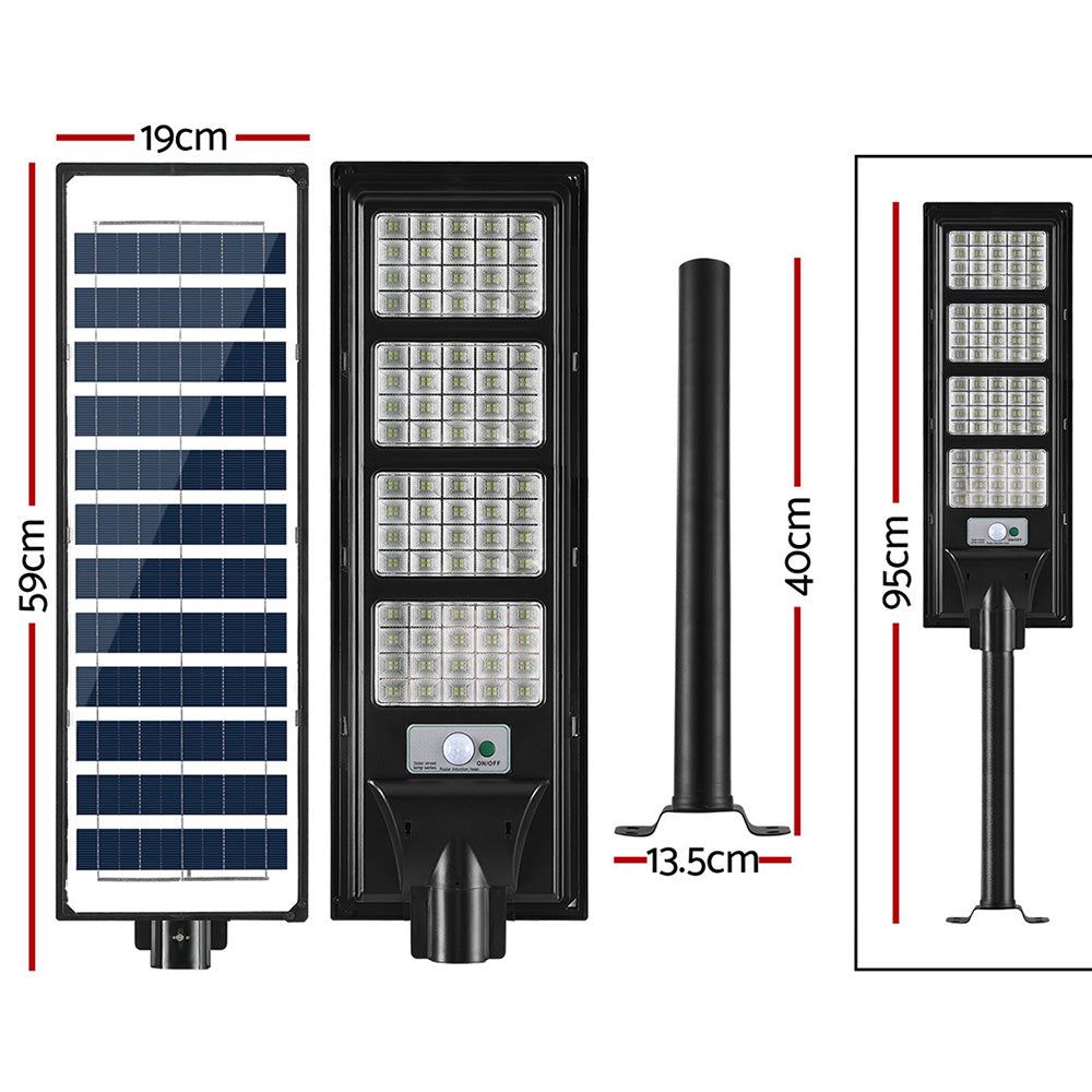 Marlook 320 LED Solar Street Light Flood Motion Sensor Remote