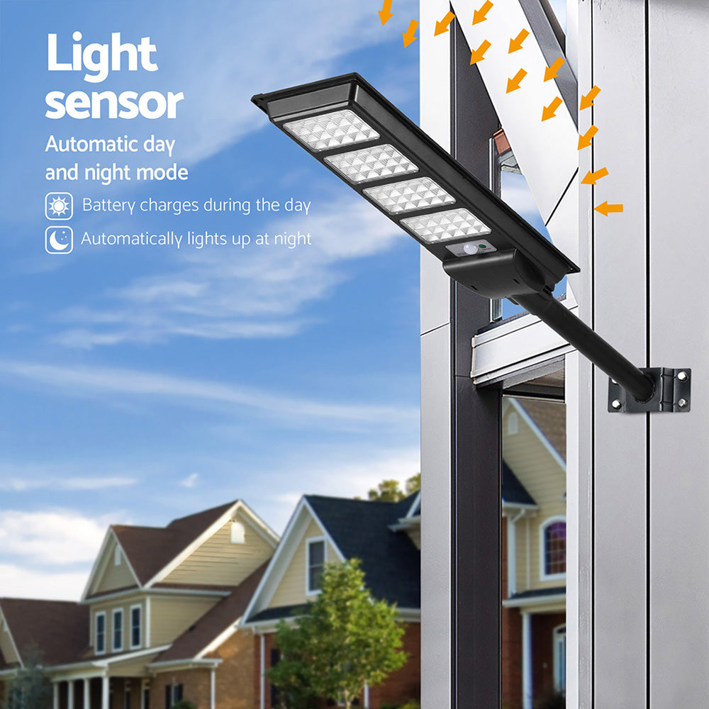 Marlook 320 LED Solar Street Light Flood Motion Sensor Remote