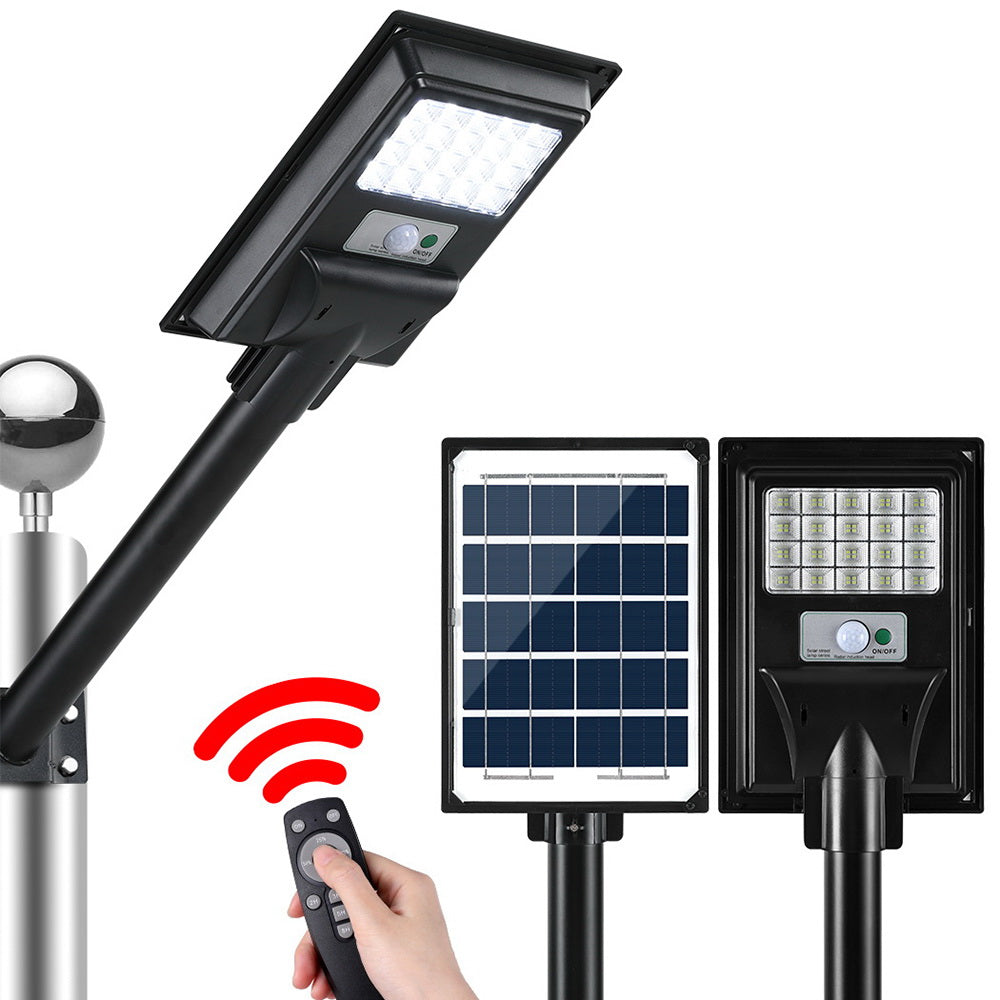 Marlook 80 LED Solar Street Light Flood Motion Sensor Remote