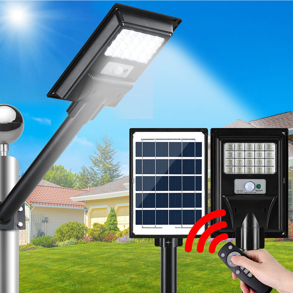 Marlook 80 LED Solar Street Light Flood Motion Sensor Remote