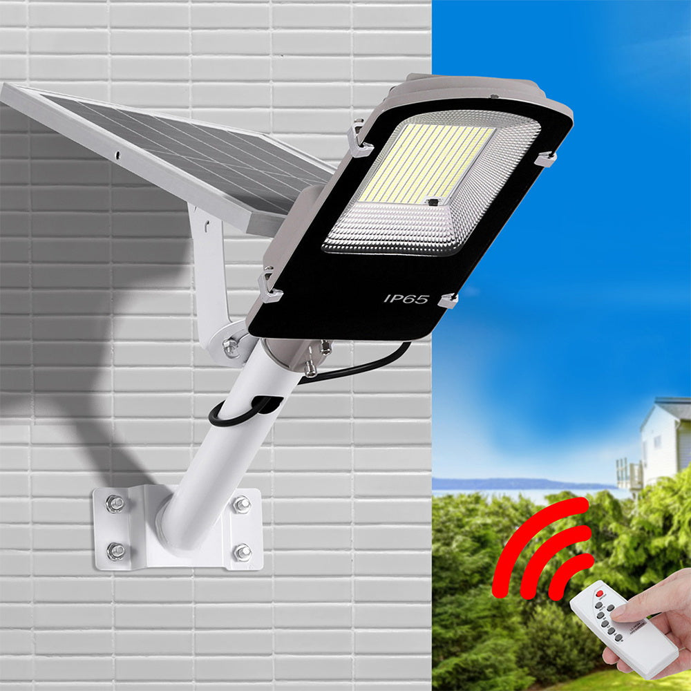 Marlook 386 LED Solar Street Light Flood Motion Sensor Remote