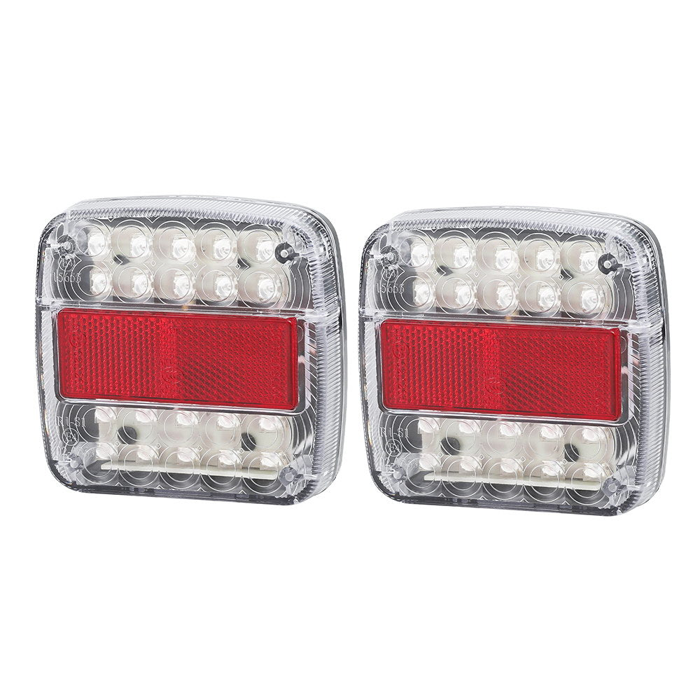 Marlook Pair 26 LED Tail Lights Stop Reverse Indicator 12V Ute Trailer Truck
