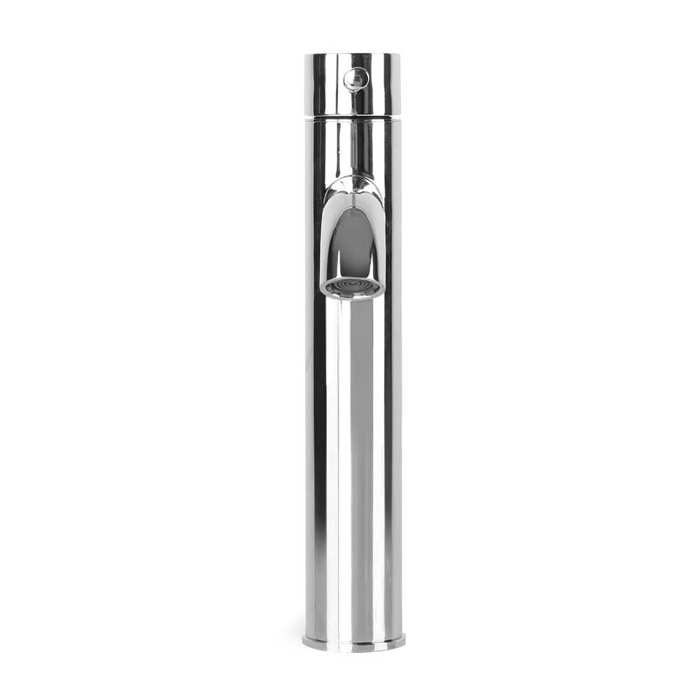 Marlook Bathroom Basin Mixer Tap Round Tall Faucet Vanity Laundry Chrome