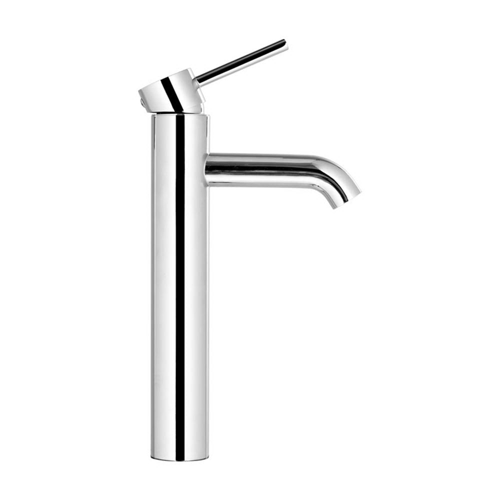 Marlook Bathroom Basin Mixer Tap Round Tall Faucet Vanity Laundry Chrome