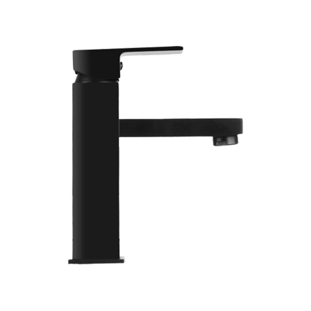 Marlook Bathroom Basin Mixer Tap Square Faucet Vanity Laundry Black