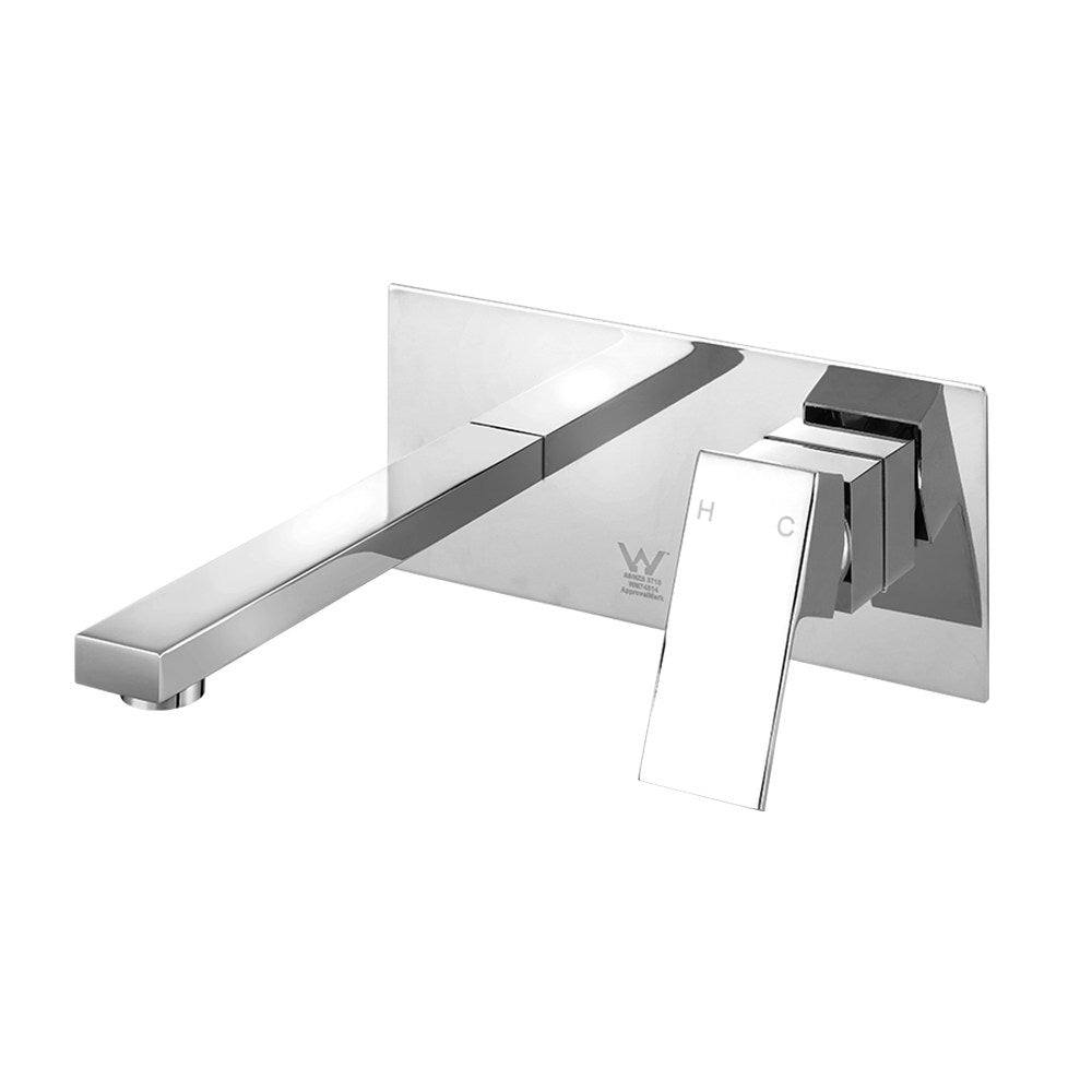 Marlook Bathroom Basin Mixer Tap Separate Faucet Vanity Laundry Chrome