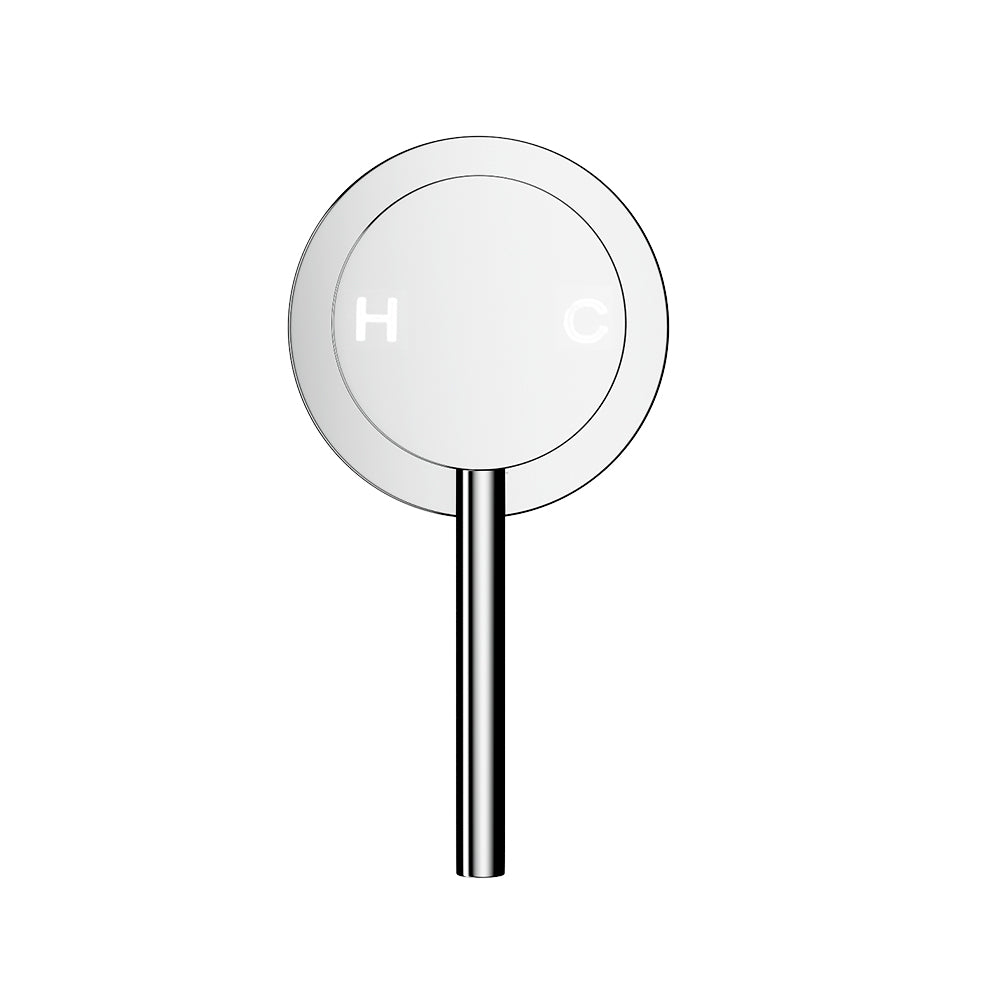 Marlook Basin Mixer Wall Tap Round Brass Faucet Shower Bathtub Chrome