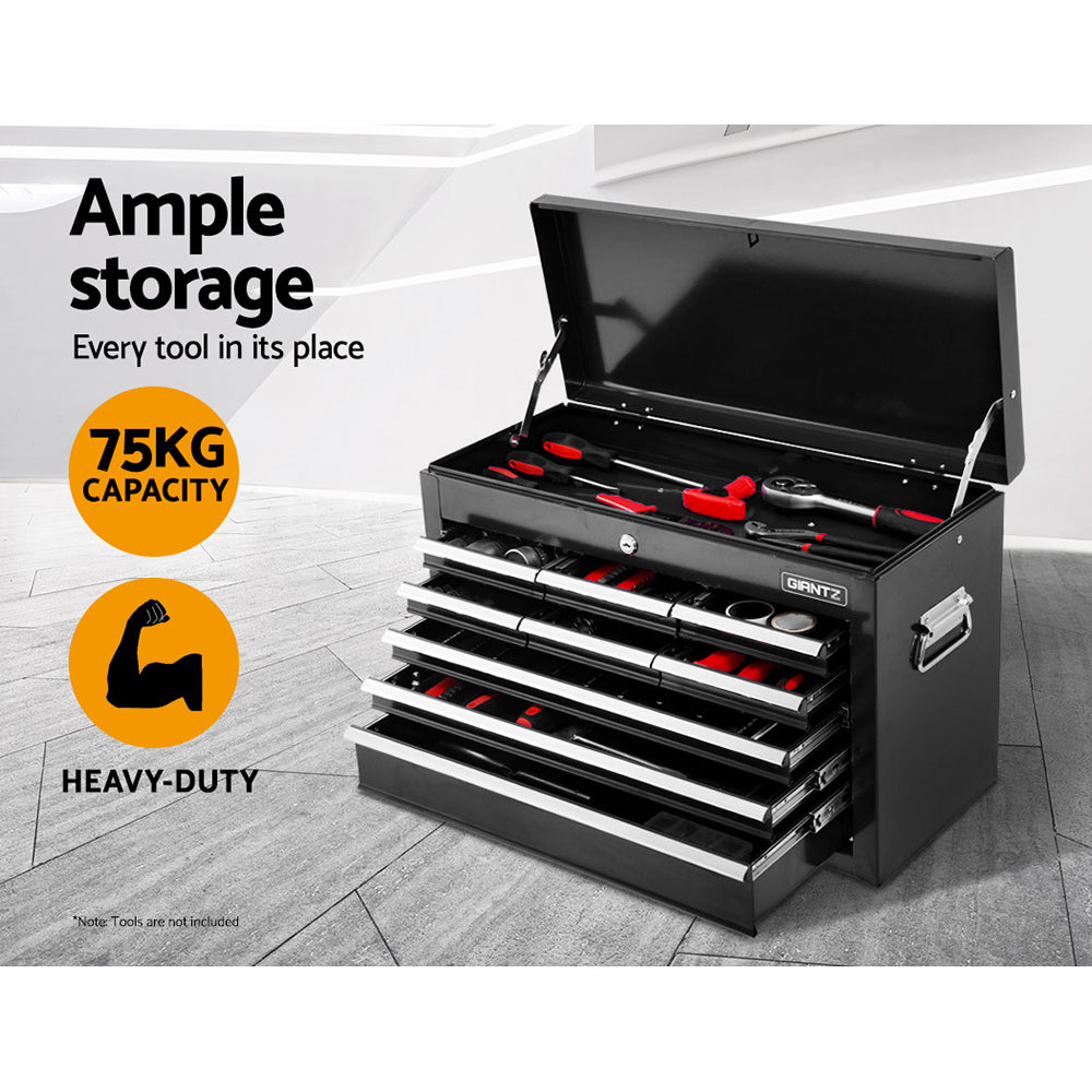 Marlook 15 Drawer Tool Box Cabinet Chest Trolley Toolbox Garage Storage Box