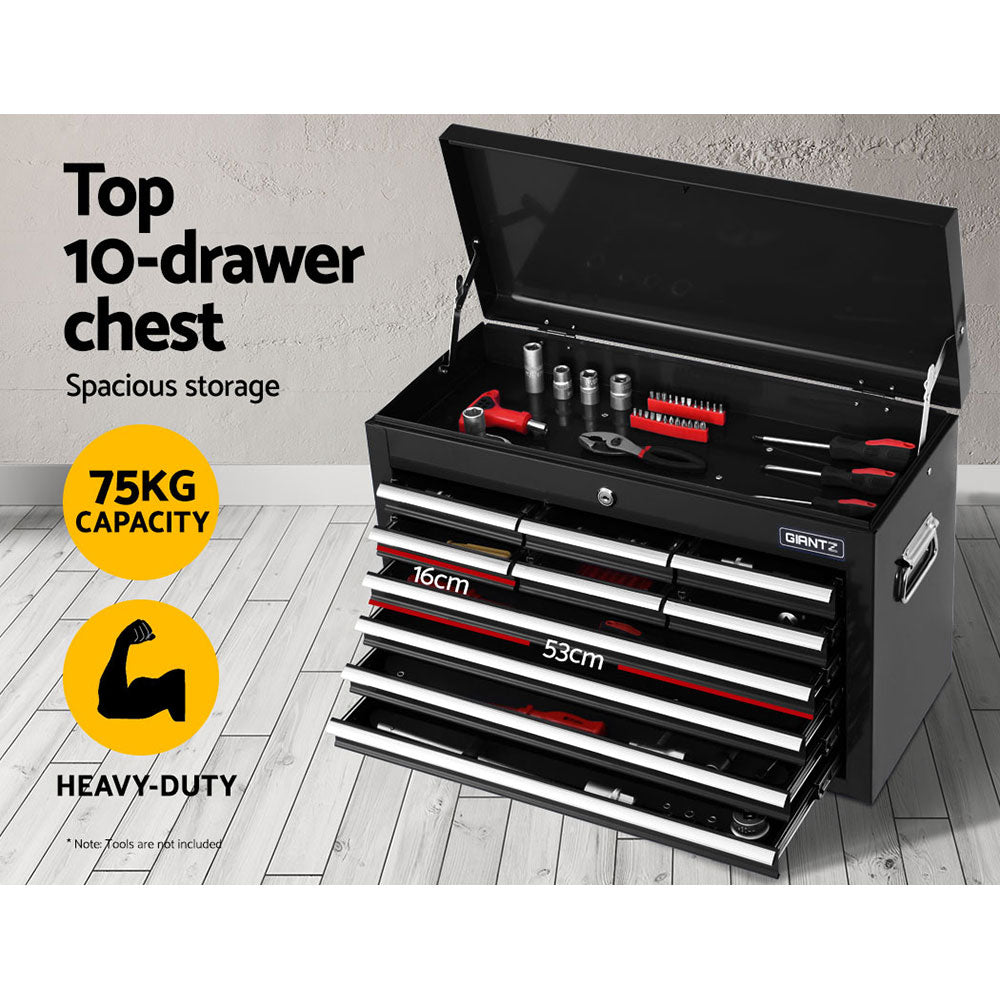 Marlook 16 Drawer Tool Box Cabinet Chest Trolley Toolbox Garage Storage Box