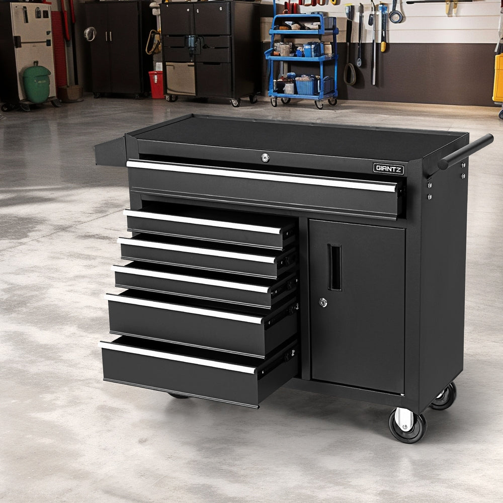 Marlook 6 Drawer Tool Box Chest Cabinet Toolbox Storage Garage Organiser Wheels