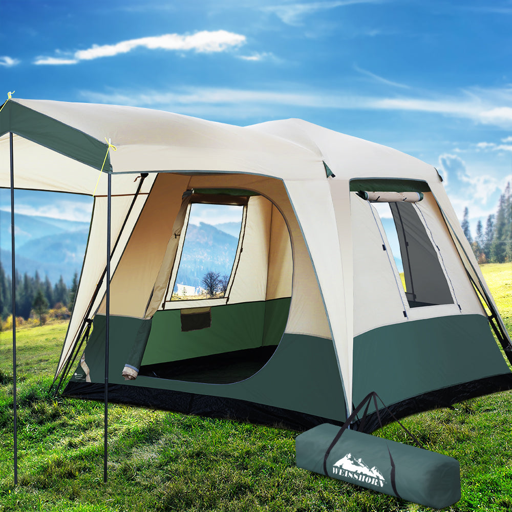 Marlook Instant Up Camping Tent 4 Person Pop up Tents Family Hiking Dome Camp