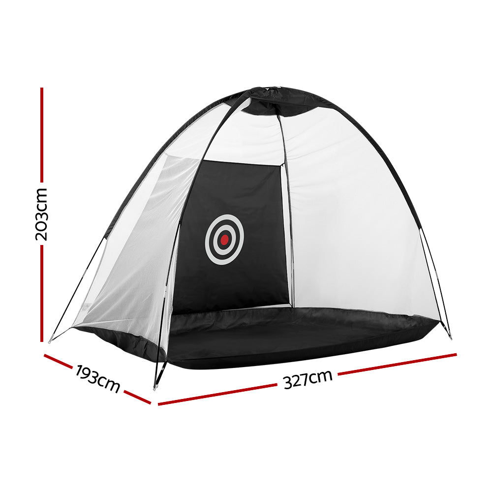 Marlook 3M Golf Practice Net Portable Training Aid Driving Target Tent Black