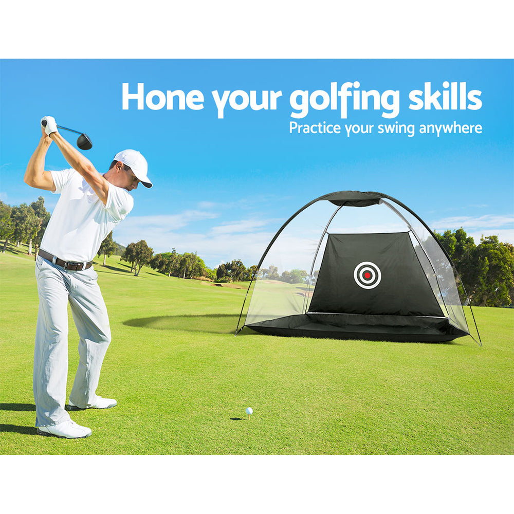 Marlook 3M Golf Practice Net Portable Training Aid Driving Target Tent Black