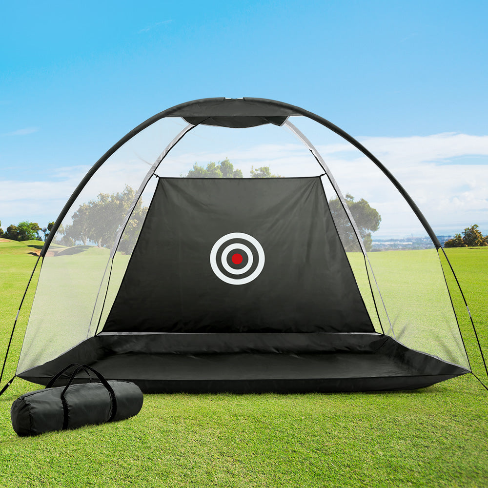 Marlook 3M Golf Practice Net Portable Training Aid Driving Target Tent Black