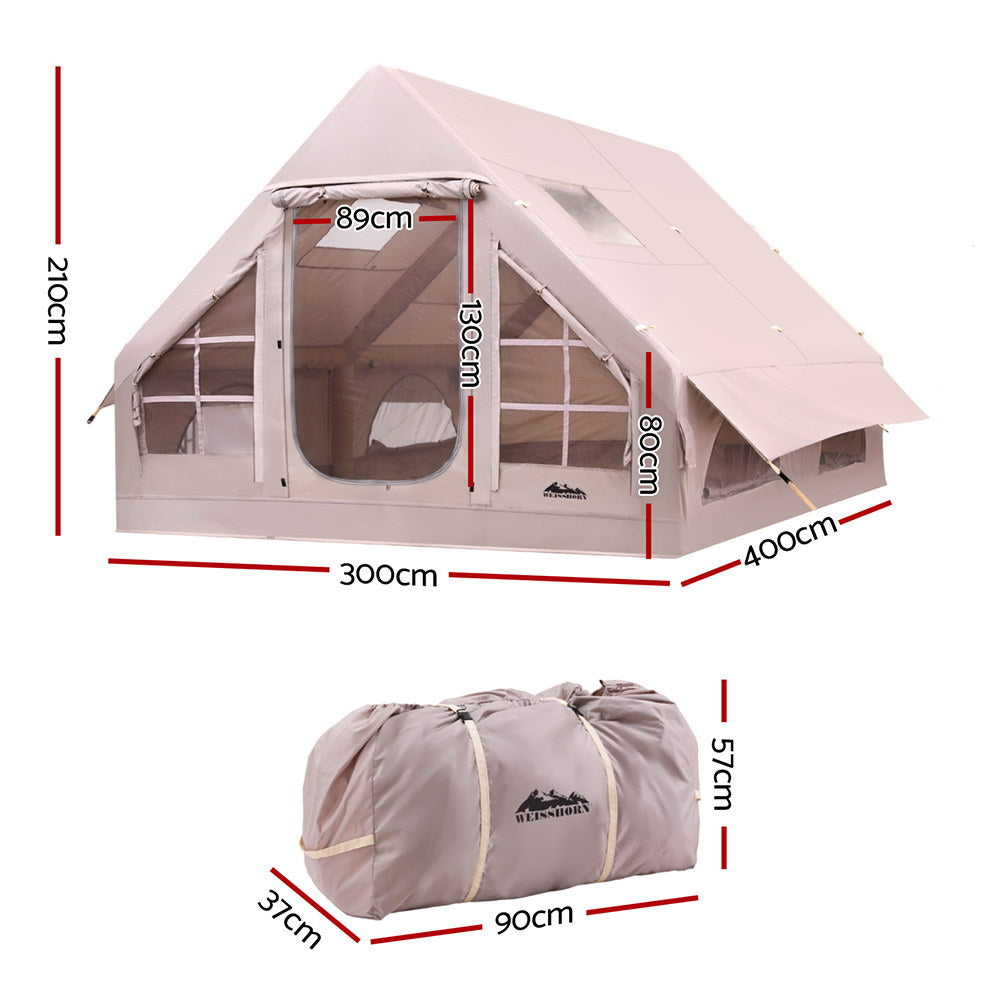 Marlook Camping Tent Inflatable Beach Tent 6 Person 300CM