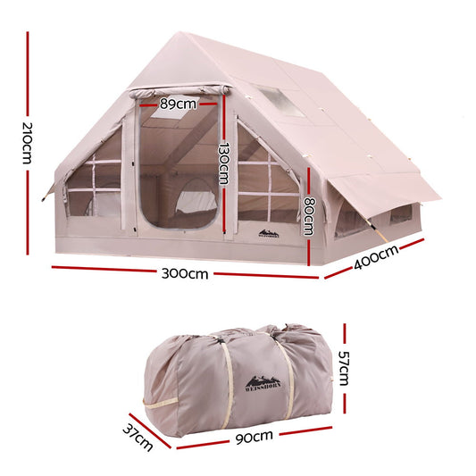 Marlook Camping Tent Inflatable Beach Tent 6 Person 300CM
