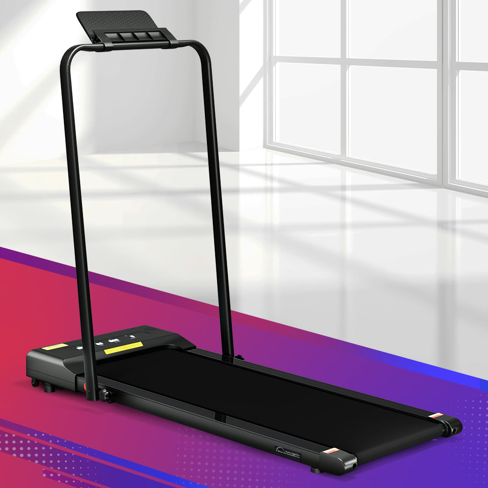 Marlook Treadmill Electric Walking Pad Under Desk Home Gym Fitness 380mm Black