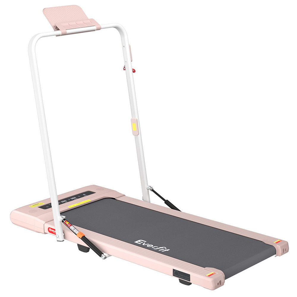 Marlook Treadmill Electric Walking Pad Under Desk Home Gym Fitness 400mm Pink