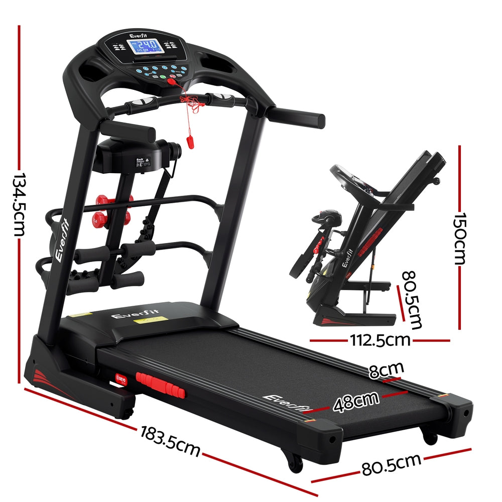 Marlook Treadmill Electric Home Gym Fitness Exercise Machine w/ Massager 480mm