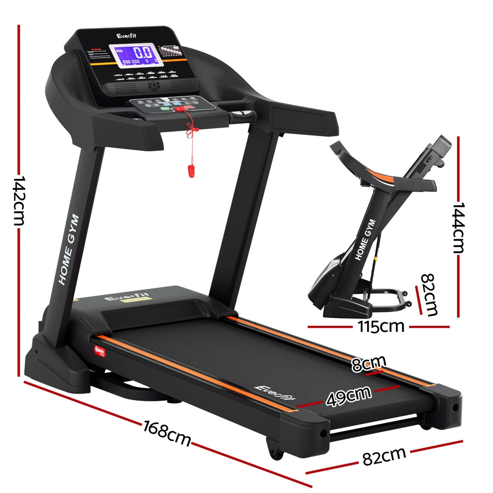 Marlook Treadmill Electric Auto Incline Home Gym Fitness Exercise Machine 490mm