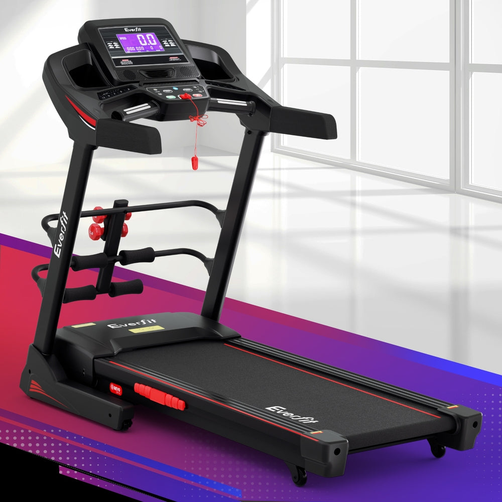 Marlook Treadmill Electric Home Gym Fitness Exercise Machine w/ Sit Up Bar 480mm