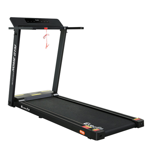 Marlook Treadmill Electric Home Gym Fitness Exercise Fully Foldable 450mm Black