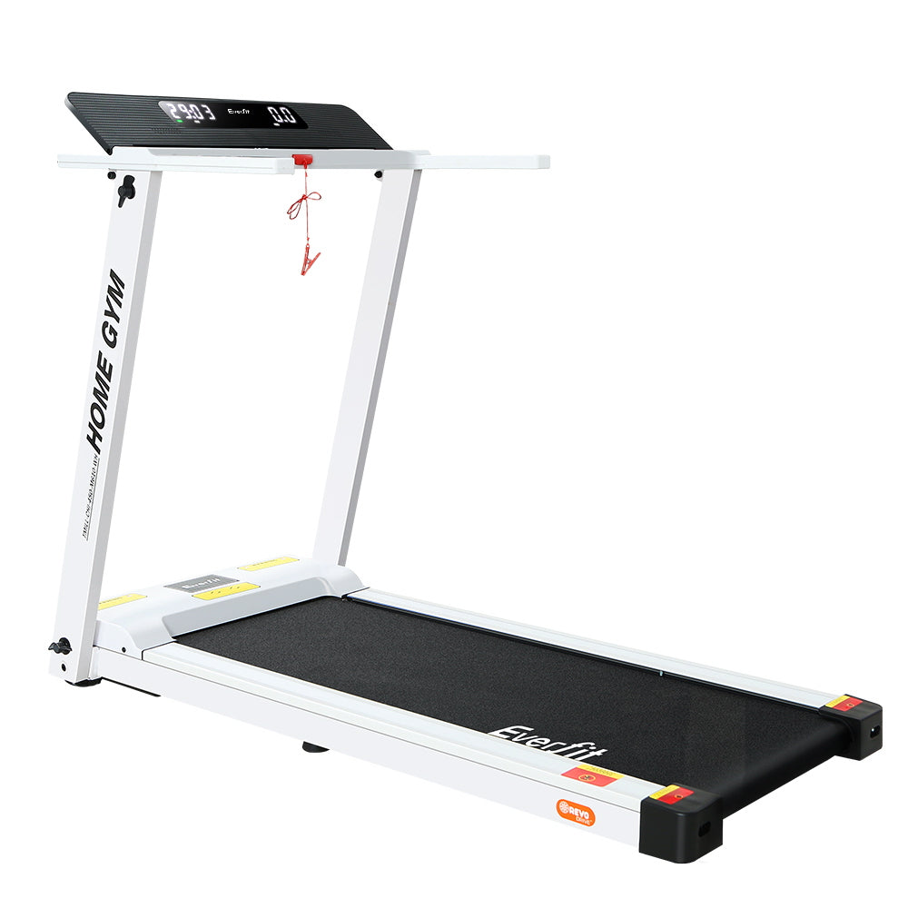 Marlook Treadmill Electric Home Gym Fitness Exercise Fully Foldable 450mm White